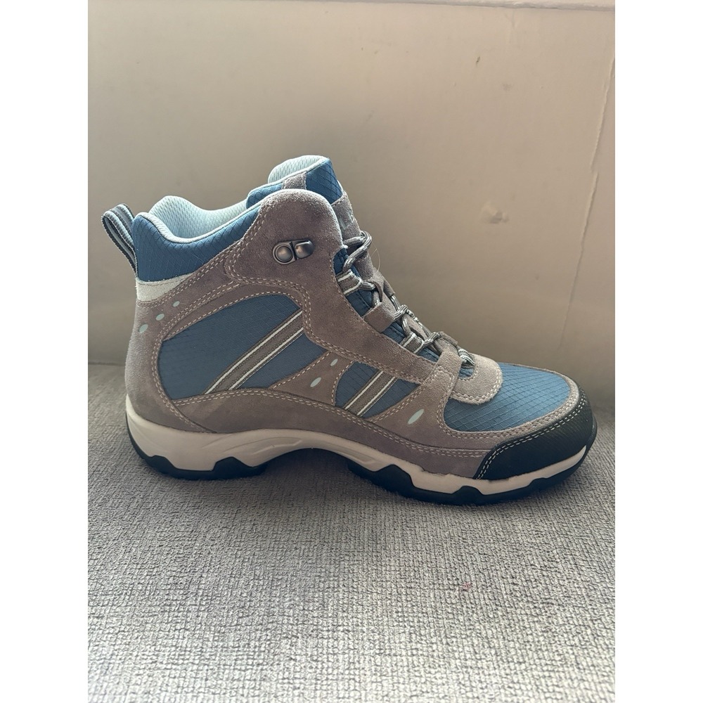 LL Bean Womens Trail Model 4 Hiking Boots 4" Mid  Sz 9 Gray Blue NWOB - Picture 5 of 9